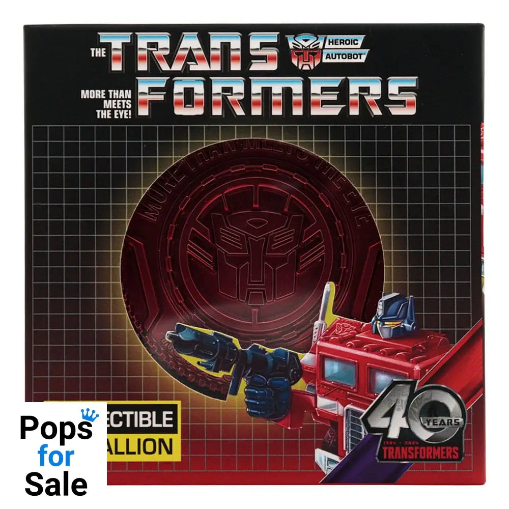 Transformers Medallion 40th Anniversary Autobot Edition