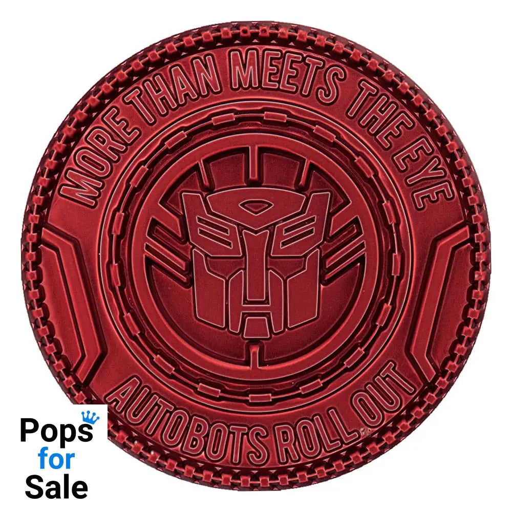 Transformers Medallion 40th Anniversary Autobot Edition Decoration