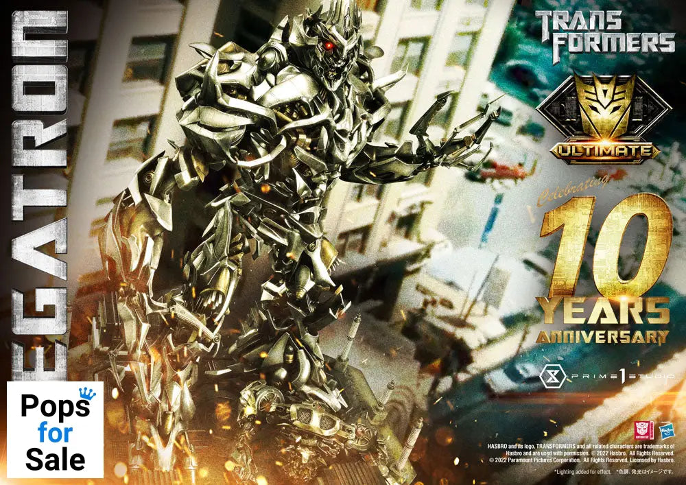 Transformers Museum Masterline Statue Megatron Ultimate Bonus Version 84 cm