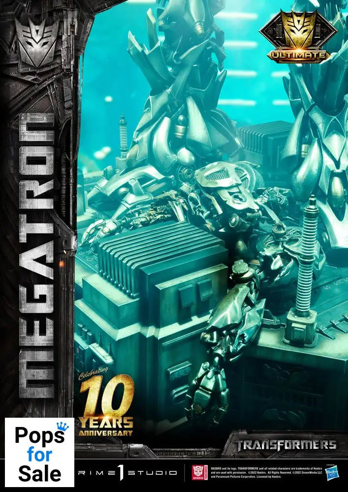 Transformers Museum Masterline Statue Megatron Ultimate Bonus Version 84 cm