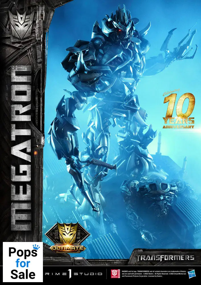 Transformers Museum Masterline Statue Megatron Ultimate Bonus Version 84 cm