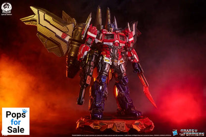 Transformers Museum Scale Statue Optimus Prime Jet Convoy Edition 87 cm