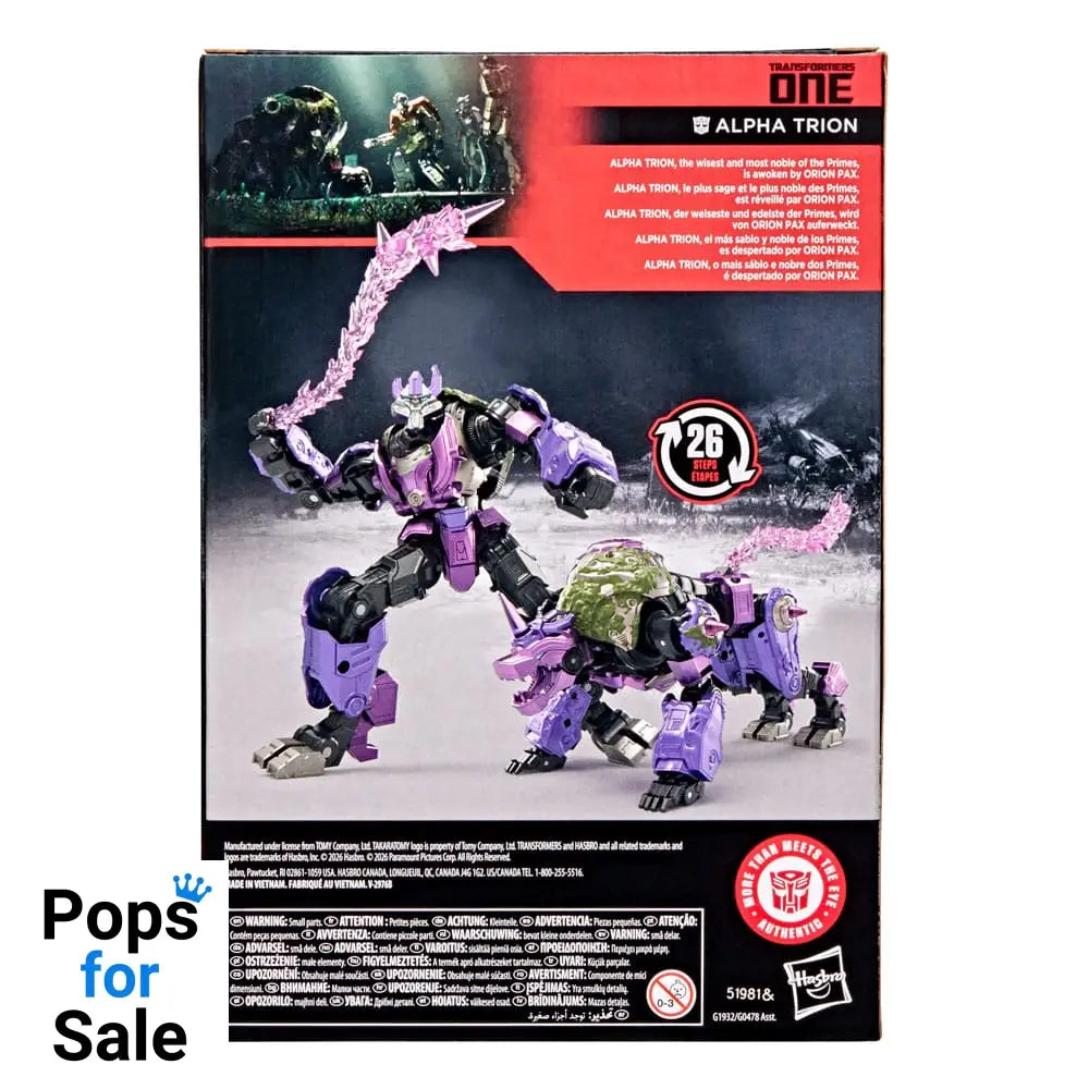 Transformers One Studio Series Voyager Class Action Figure Alpha Trion 16 cm