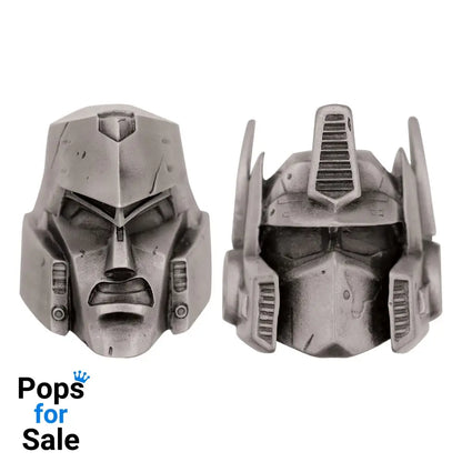 Transformers Replica Set of 2 Helmets Optimus Prime & Megatron Limited Edition Replicas down-scaled