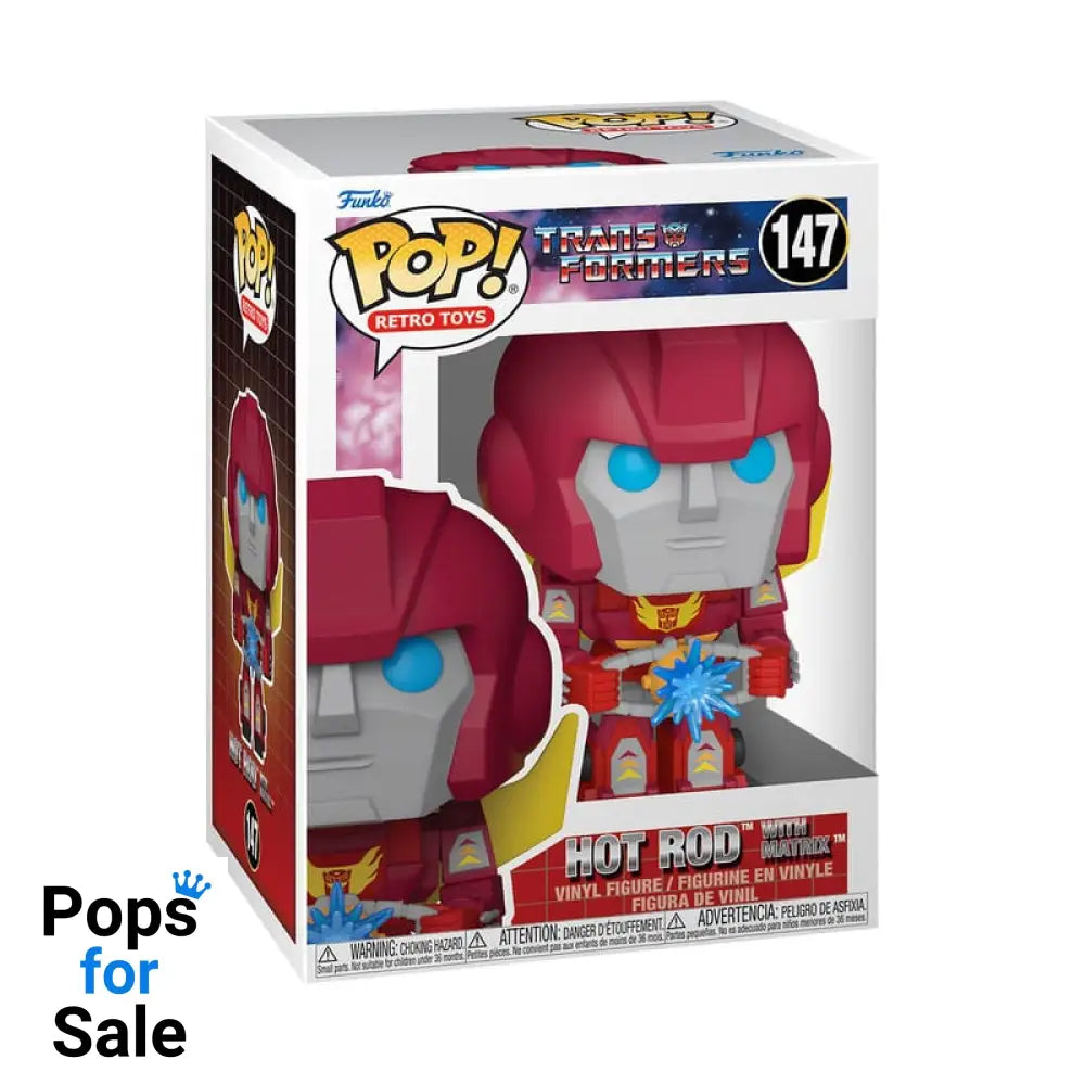 Transformers Retro Series POP! TV Vinyl Figure Hot Rod w/Matrix 9 cm