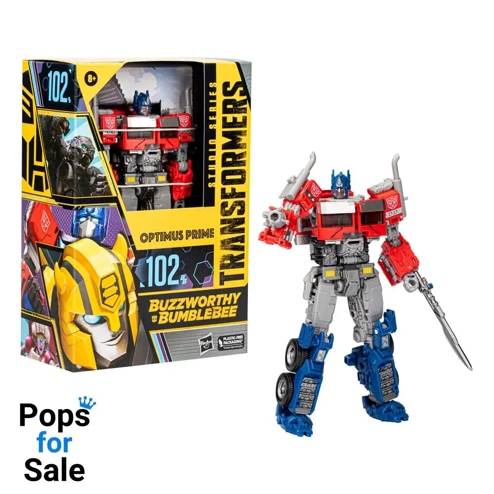 Transformers: Rise of the Beasts Buzzworthy Bumblebee Studio Series Action Figure 102BB Optimus Prime 16 cm