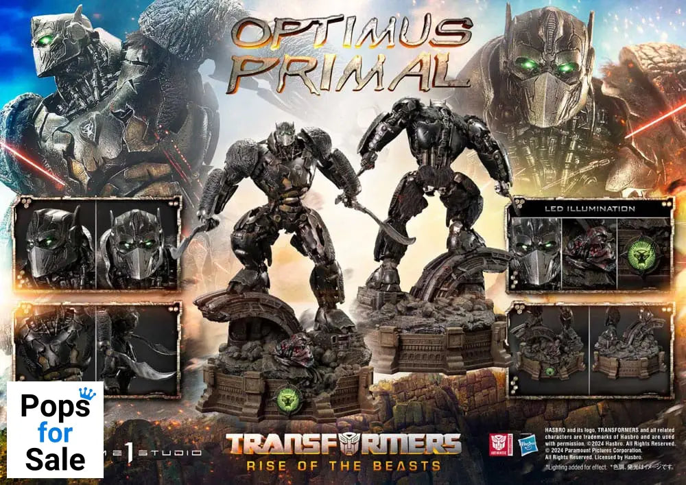 Transformers: Rise of the Beasts Museum Masterline Statue Optimus Primal 72 cm