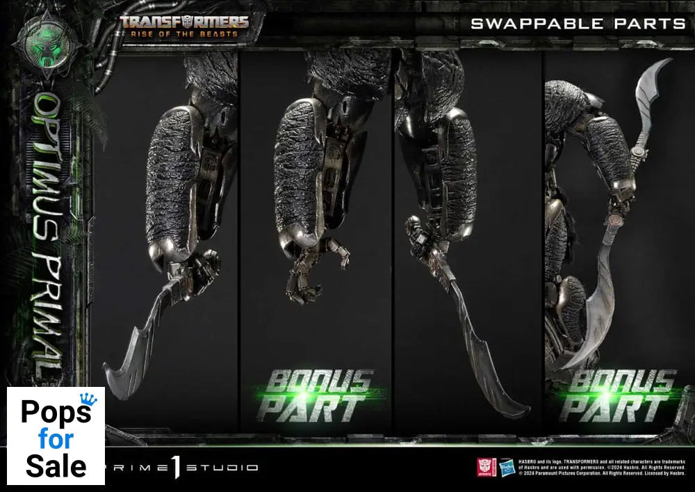 Transformers: Rise of the Beasts Museum Masterline Statue Optimus Primal Ultimate Bonus Version 72 cm