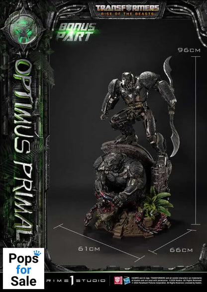 Transformers: Rise of the Beasts Museum Masterline Statue Optimus Primal Ultimate Bonus Version 72 cm Statues