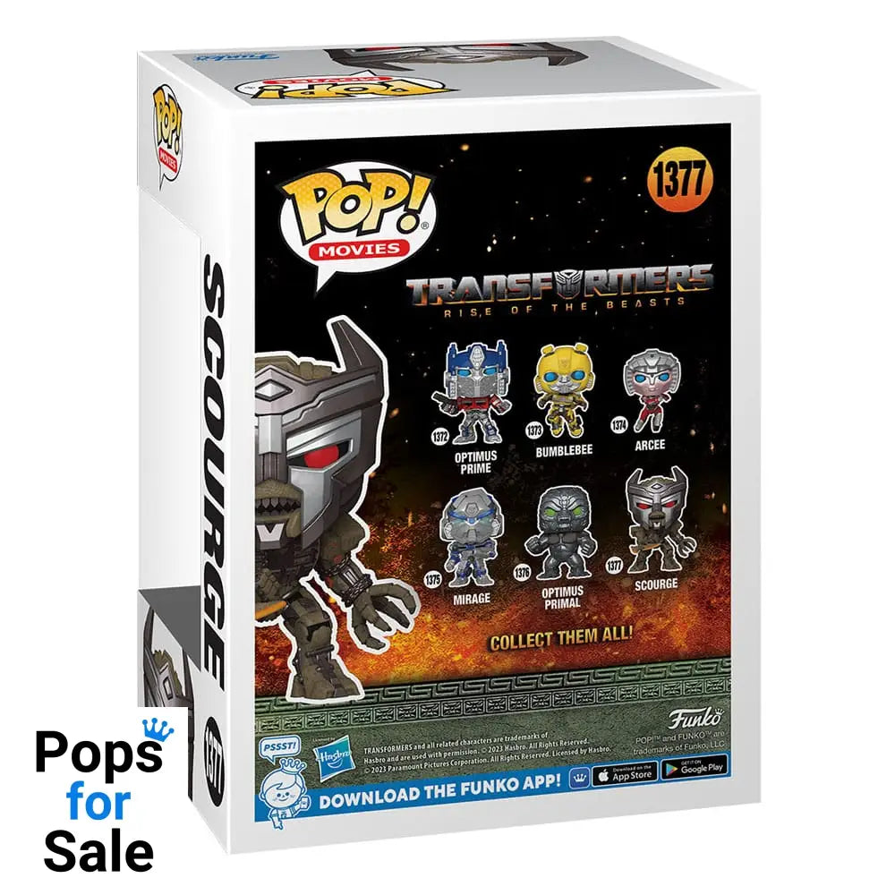 Transformers: Rise of the Beasts POP! Movies Vinyl Figure Scourge 9 cm