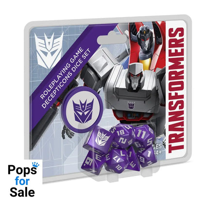 Transformers RPG Dice Set Decepticon