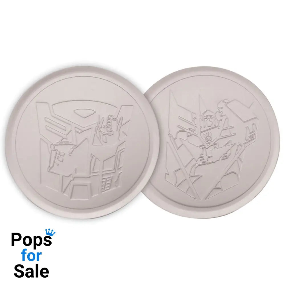 Transformers Set of 4 Embossed Metal Coasters Coasters