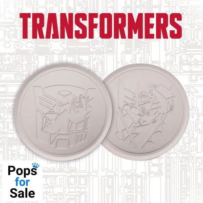 Transformers Set of 4 Embossed Metal Coasters Coasters