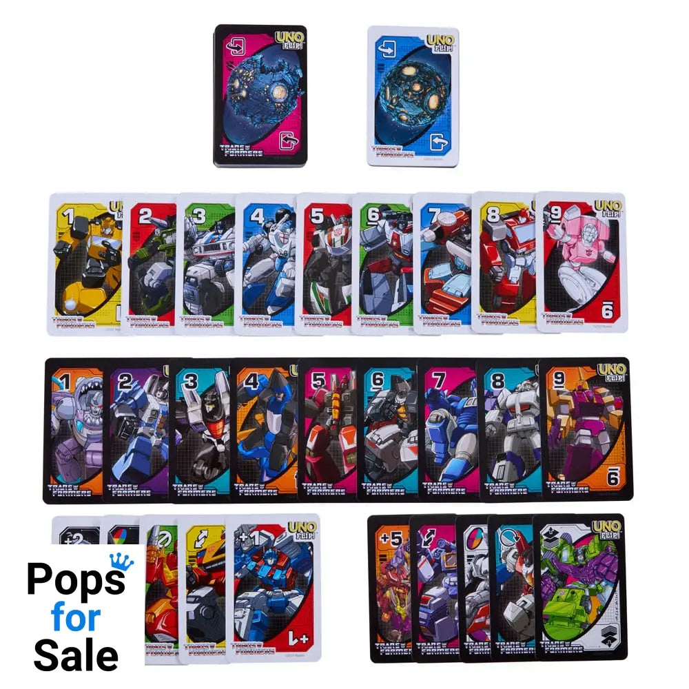 Transformers UNO Flip! Card Game