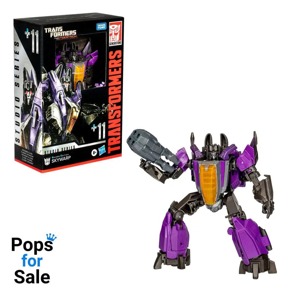 Transformers: War for Cybertron Studio Series Voyager Class Action Figure Gamer Edition Skywarp 16 cm