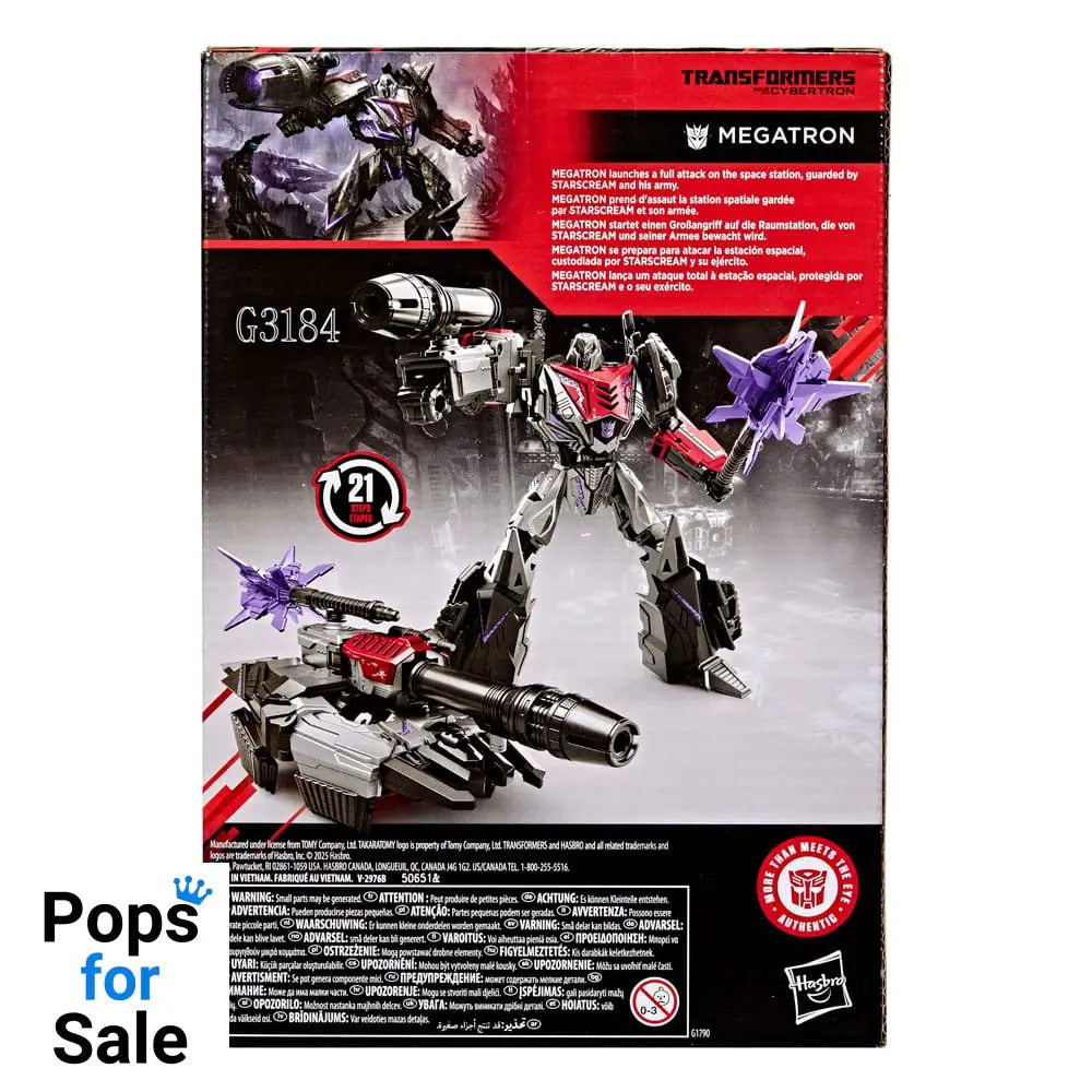 Transformers: War for Cybertron Studio Series Voyager Class Action Figure Megatron 16 cm