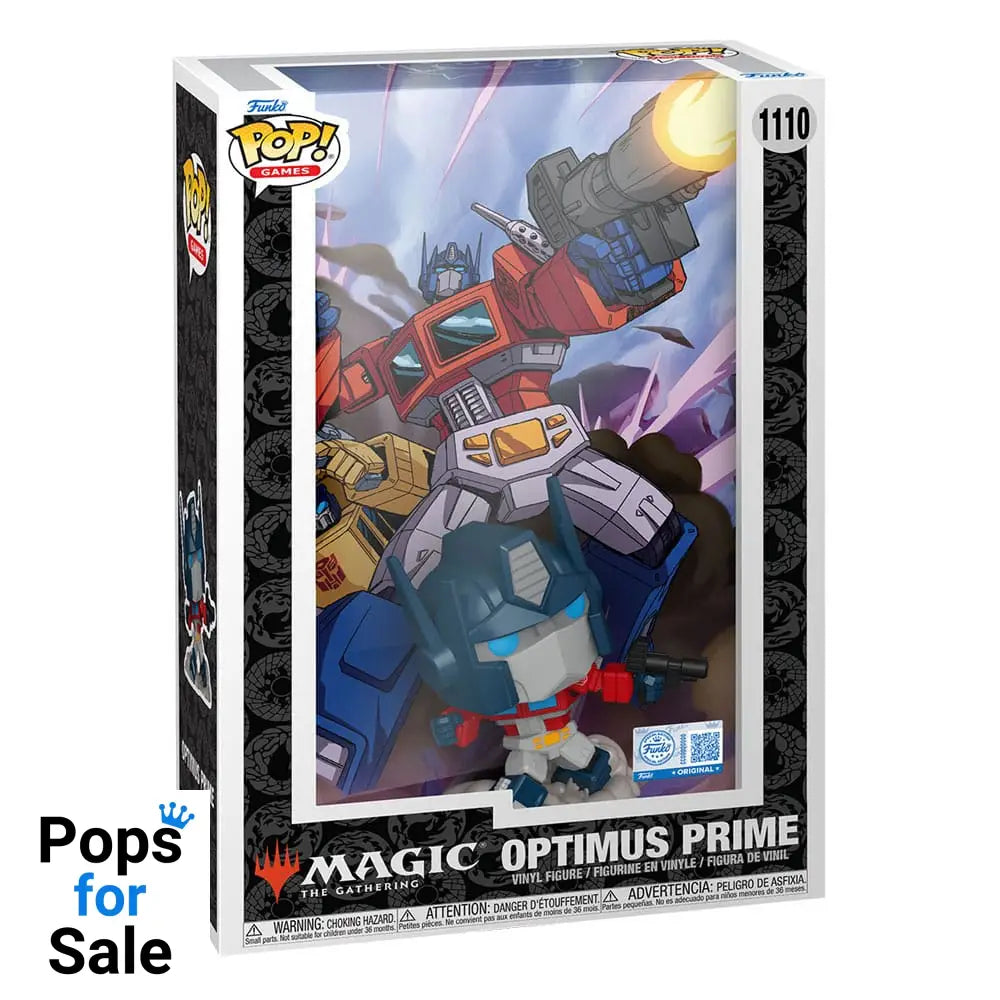 Transformers X MTG POP! Comic Covers Vinyl Figure Optimus Prime (Magic the Gathering) 9 cm