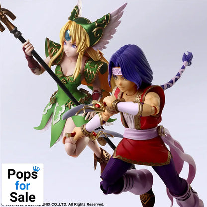 TRIALS OF MANA BRING ARTS ACTION FIGURE - HAWKEYE & RIESZ Figures