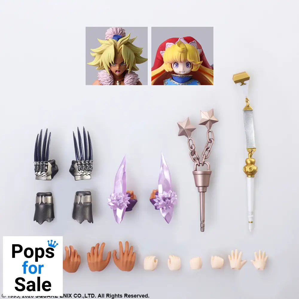 TRIALS OF MANA BRING ARTS ACTION FIGURE - KEVIN & CHARLOTTE Figures