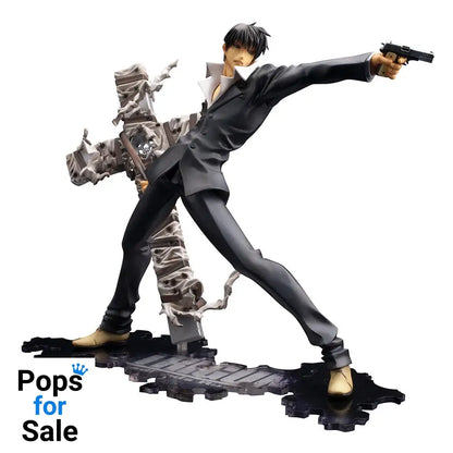 Trigun Badlands Rumble ARTFX J Statue 1/8 Nicholas D. Wolfwood Renewal Package Version 20 cm
