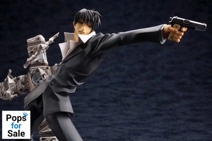 Trigun Badlands Rumble ARTFX J Statue 1/8 Nicholas D. Wolfwood Renewal Package Version 20 cm