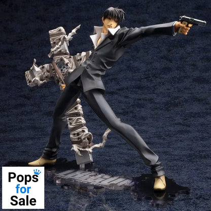 Trigun Badlands Rumble ARTFX J Statue 1/8 Nicholas D. Wolfwood Renewal Package Version 20 cm