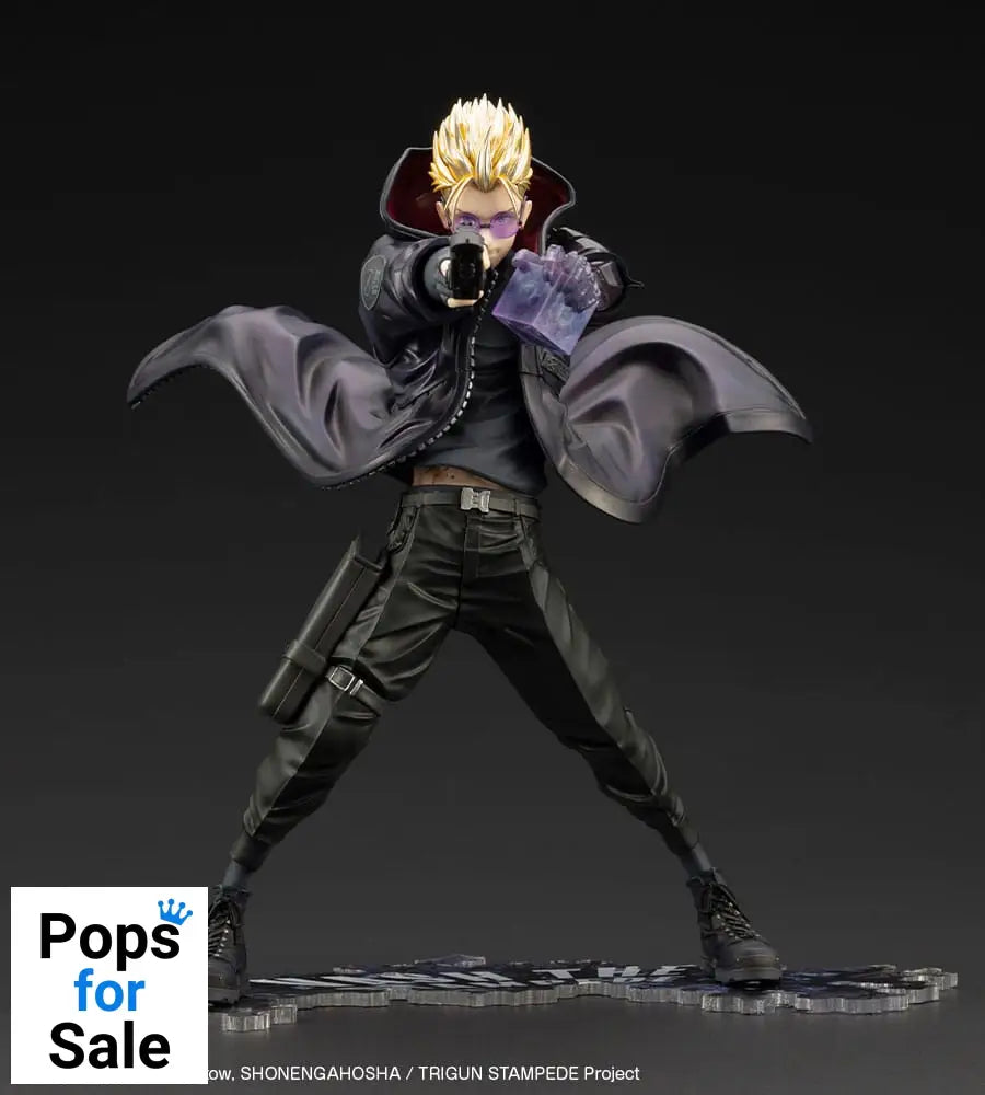 Trigun Stampede ARTFXJ Statue 1/8 Vash the Stampede The Gunman in Black Ver. 22 cm Statues