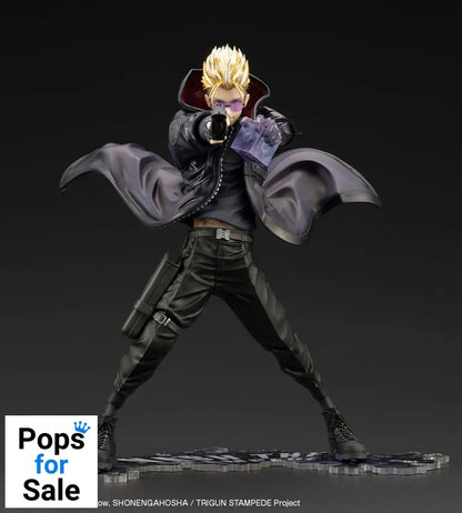 Trigun Stampede ARTFXJ Statue 1/8 Vash the Stampede The Gunman in Black Ver. 22 cm Statues