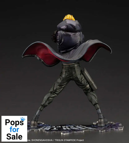 Trigun Stampede ARTFXJ Statue 1/8 Vash the Stampede The Gunman in Black Ver. 22 cm