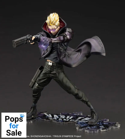 Trigun Stampede ARTFXJ Statue 1/8 Vash the Stampede The Gunman in Black Ver. 22 cm