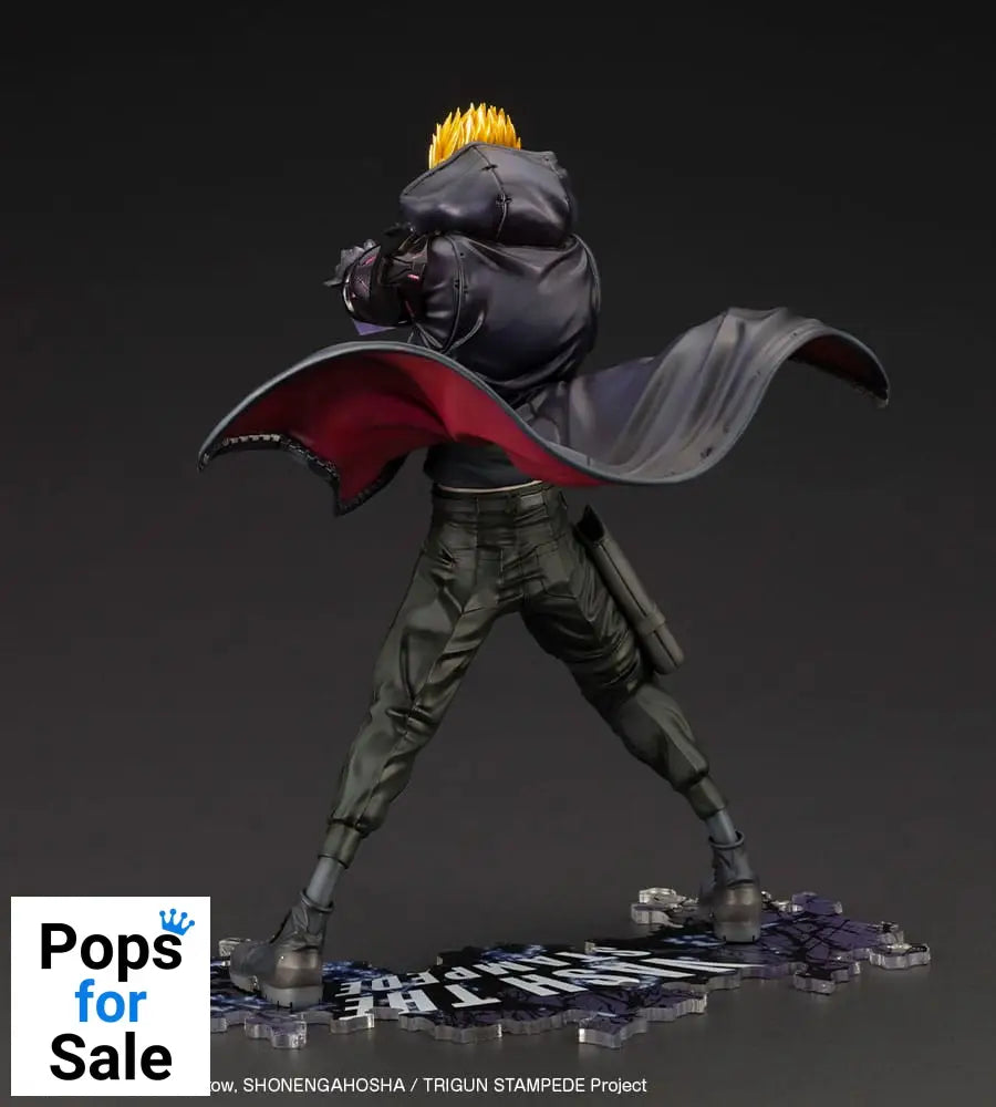 Trigun Stampede ARTFXJ Statue 1/8 Vash the Stampede The Gunman in Black Ver. 22 cm Statues