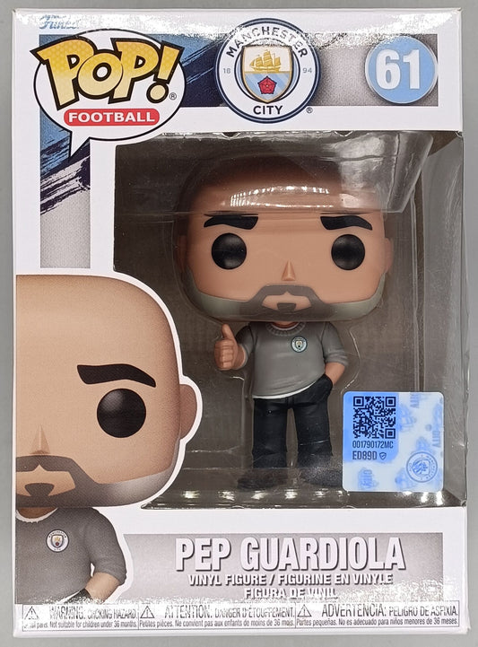 61 Pep Guardiola - Manchester City - Football - Box Damaged Funko POP
