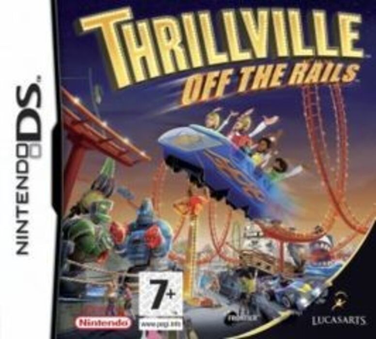 Thrillville: Off the Rails for Nintendo DS/3DS - [No Manual - Liquid Damage]