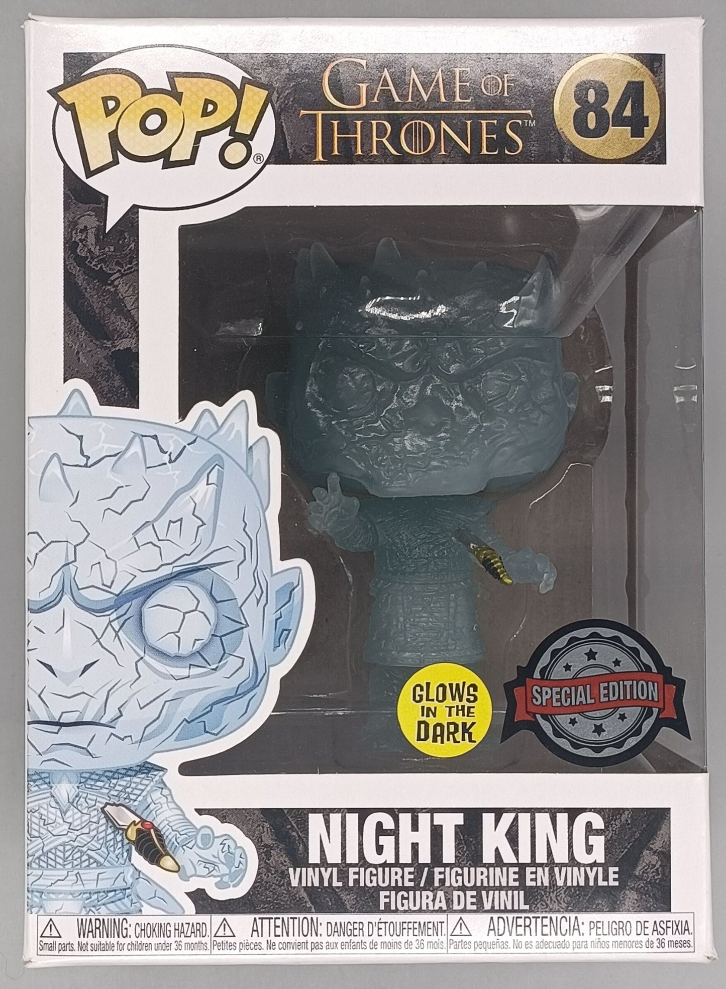 84 Night King (Crystal) - Glow - Game of Thrones - Box Damaged Funko POP
