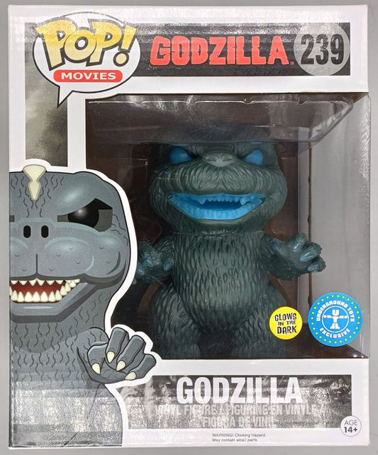 #239 Godzilla (Atomic Breath) 6 Inch - Glow Godzilla Box Damaged Funko POP