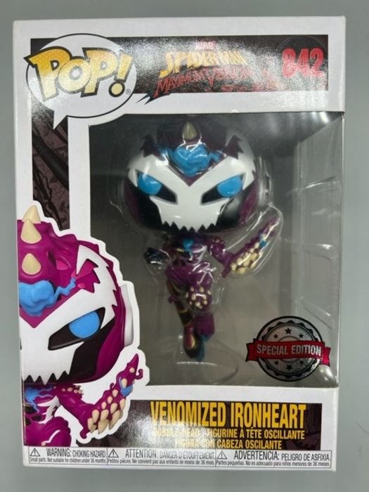 842 Venomized Ironheart - Marvel Spider-man Maximum Venom Funko POP