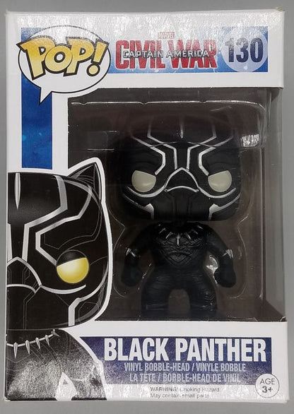 #130 Black Panther - Marvel Captain America Civil Box Damaged Funko POP