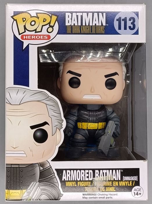 #113 Armored Batman (Unmasked) DC Dark Knight Returns Box Damaged Funko POP