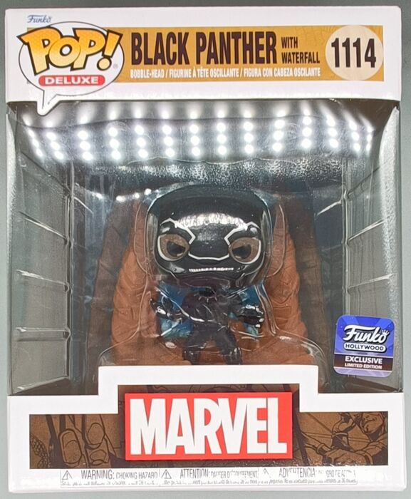 1114 Black Panther (with Waterfall) Deluxe Marvel Funko POP