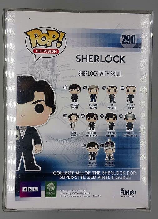 290 Sherlock with Skull - Sherlock - Box Damaged Funko POP