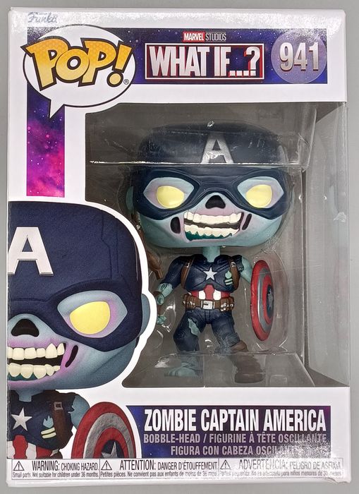 #941 Zombie Captain America - Marvel What if...? - Box Damaged Funko POP