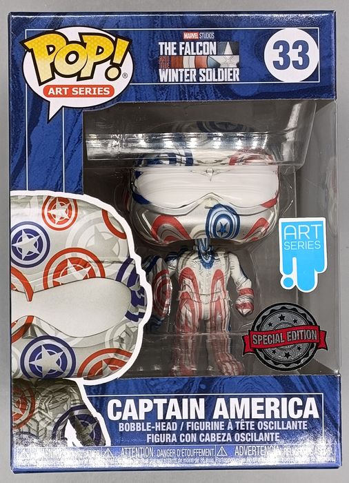 33 Captain America (Falcon) - Art Series - Marvel Funko POP