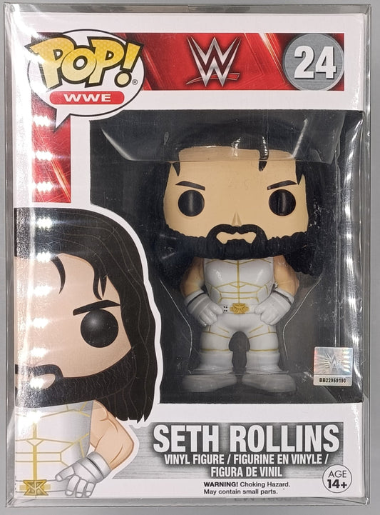 #24 Seth Rollins (White) - WWE Funko POP