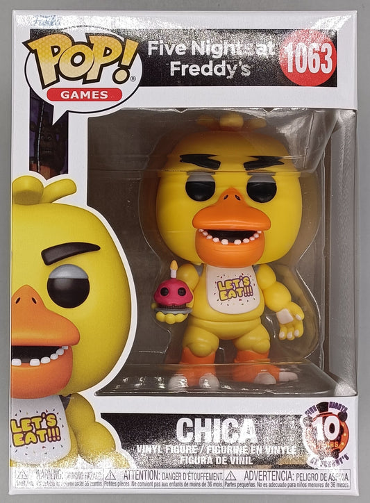 1063 Chica - Five Nights at Freddy's 10th Anniversary FNAF Funko POP - Brand New