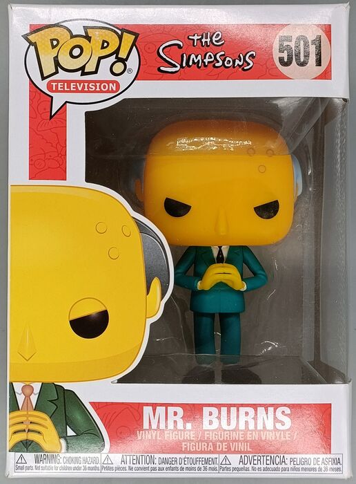 501 Mr. Burns - The Simpsons - Box Damaged Funko POP