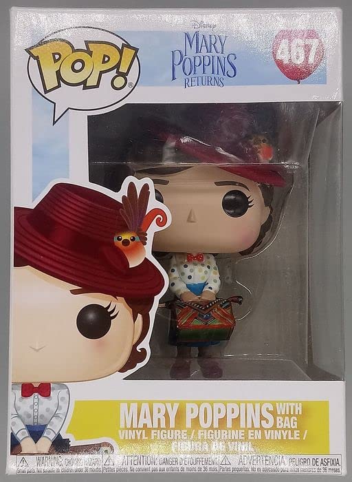 467 Mary Poppins (with Bag) Disney Mary Poppins Funko POP - Box Damaged