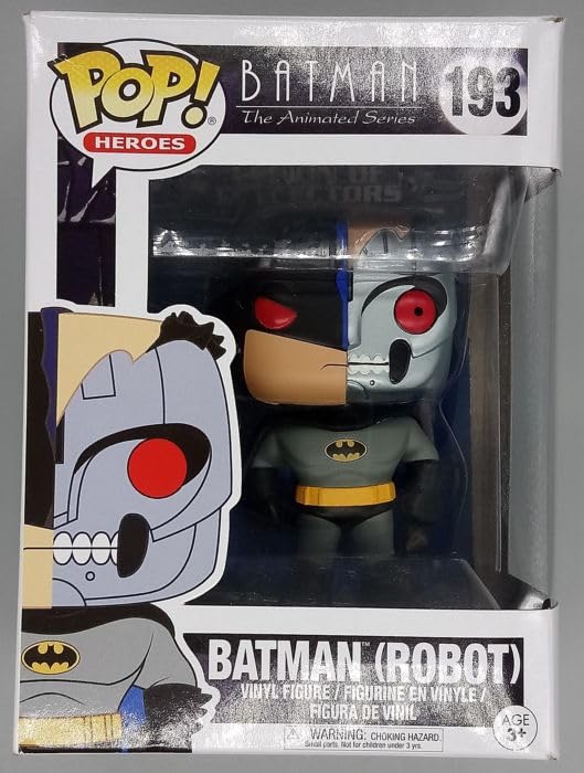 193 Batman (Robot- Full Metal Head) Chase DC Animated Funko POP - Box Damaged