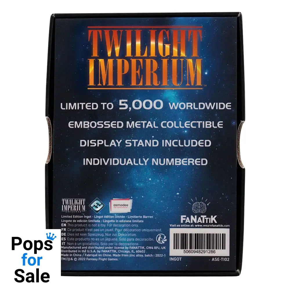 Twilight Imperium Ingot The Federation of Sol Limited Edition