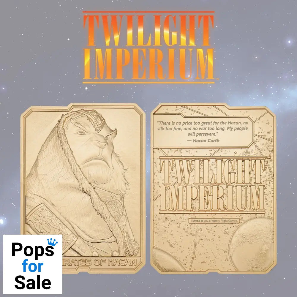 Twilight Imperium Limited Edition The Emirates of Hacan Ingot Ingot