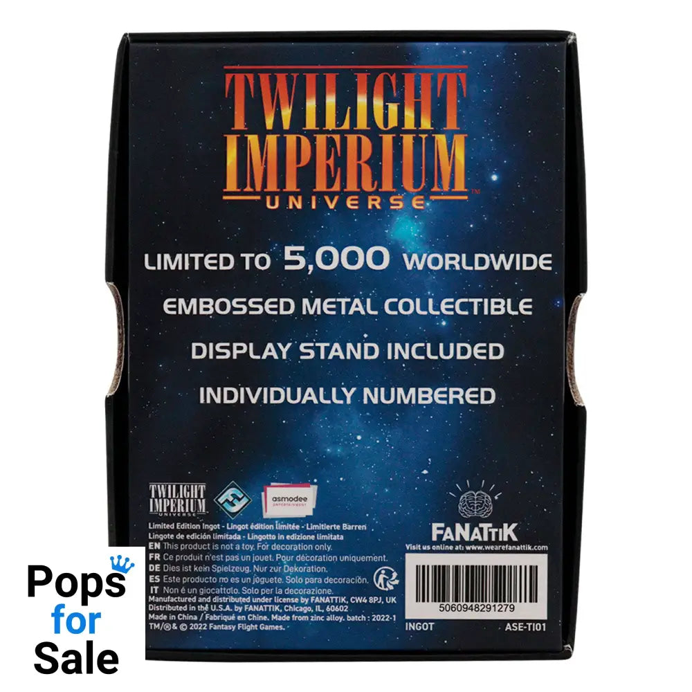 Twilight Imperium Limited Edition The Emirates of Hacan Ingot Ingot